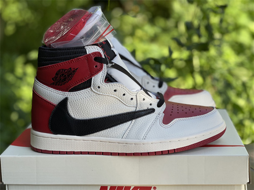 Original version_ AJ1 TS alliance_ cherry blossom pink color matching_ the goods number CQ4278 099. full code shipment 36 --- 46-ae42b1b3